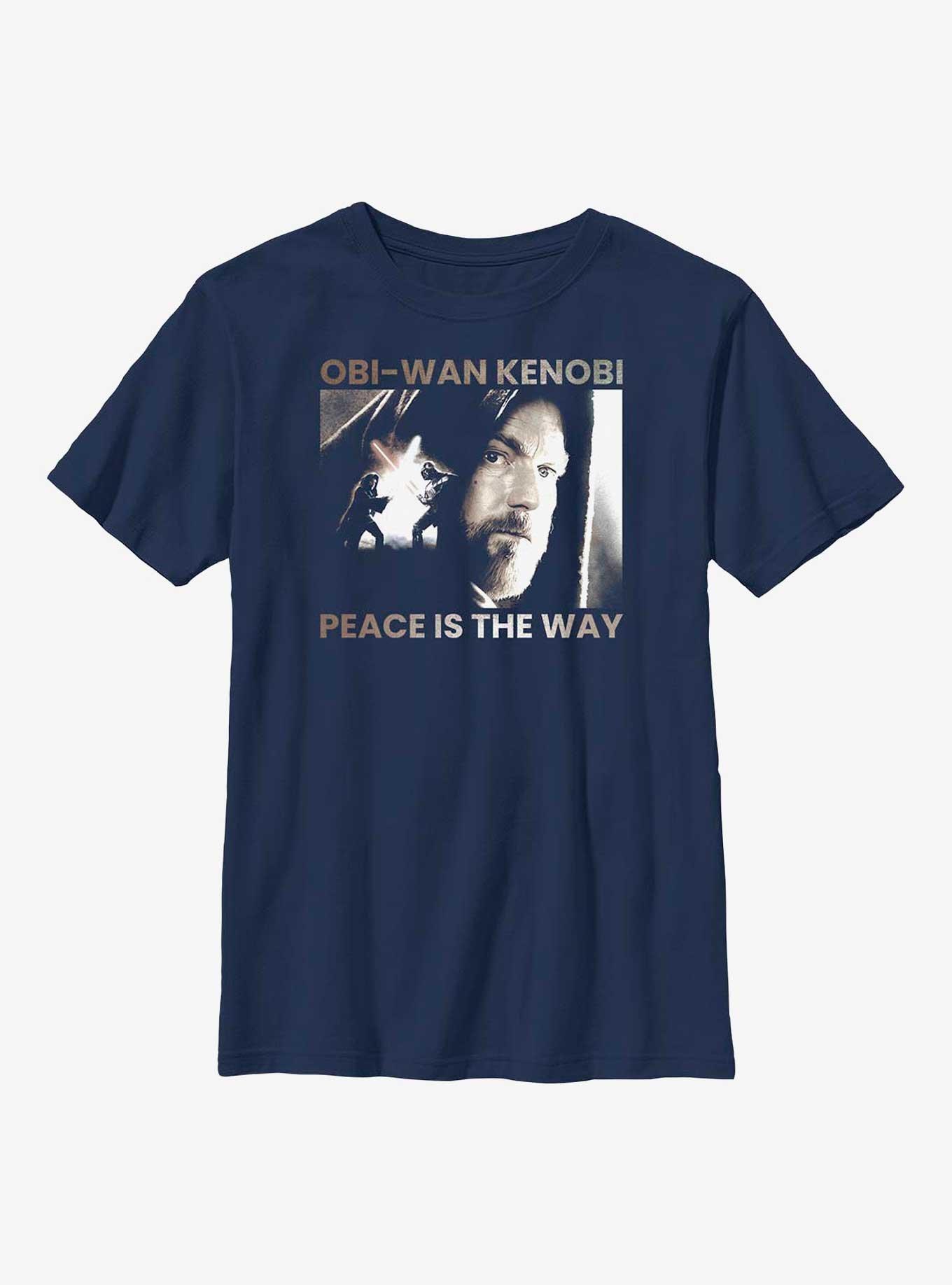 Star Wars Obi-Wan Kenobi Peace is the Way Youth T-Shirt, , hi-res