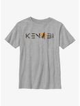 Star Wars Obi-Wan Kenobi Single Sun Logo Youth T-Shirt, ATH HTR, hi-res