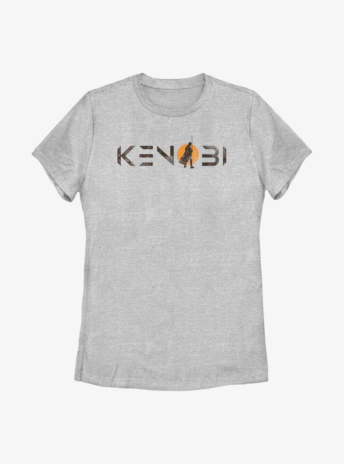 Star Wars Obi-Wan Kenobi Single Sun Logo Womens T-Shirt, ATH HTR, hi-res view 1
