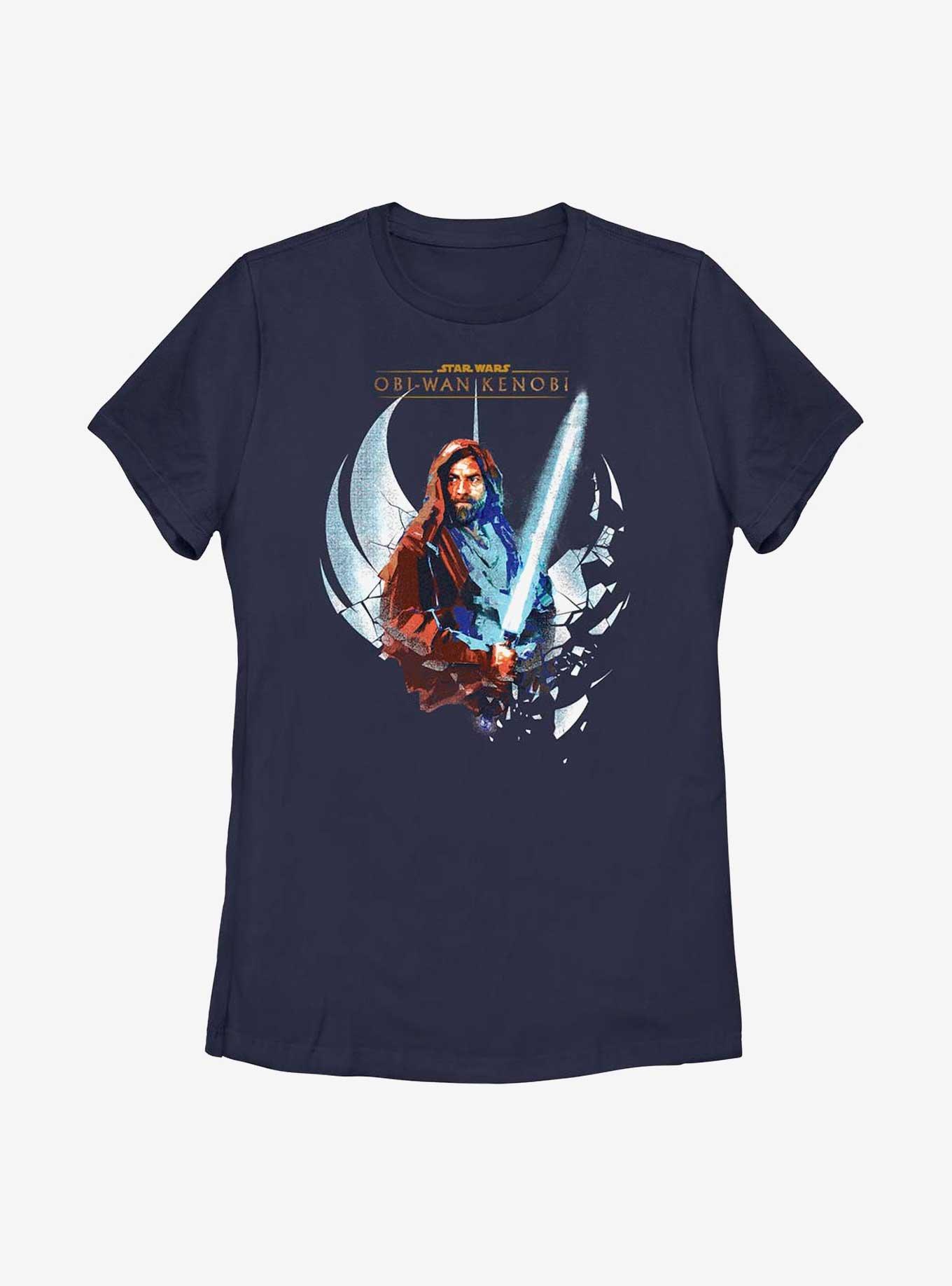 Star Wars Obi-Wan Kenobi Wan And Obi Womens T-Shirt, NAVY, hi-res