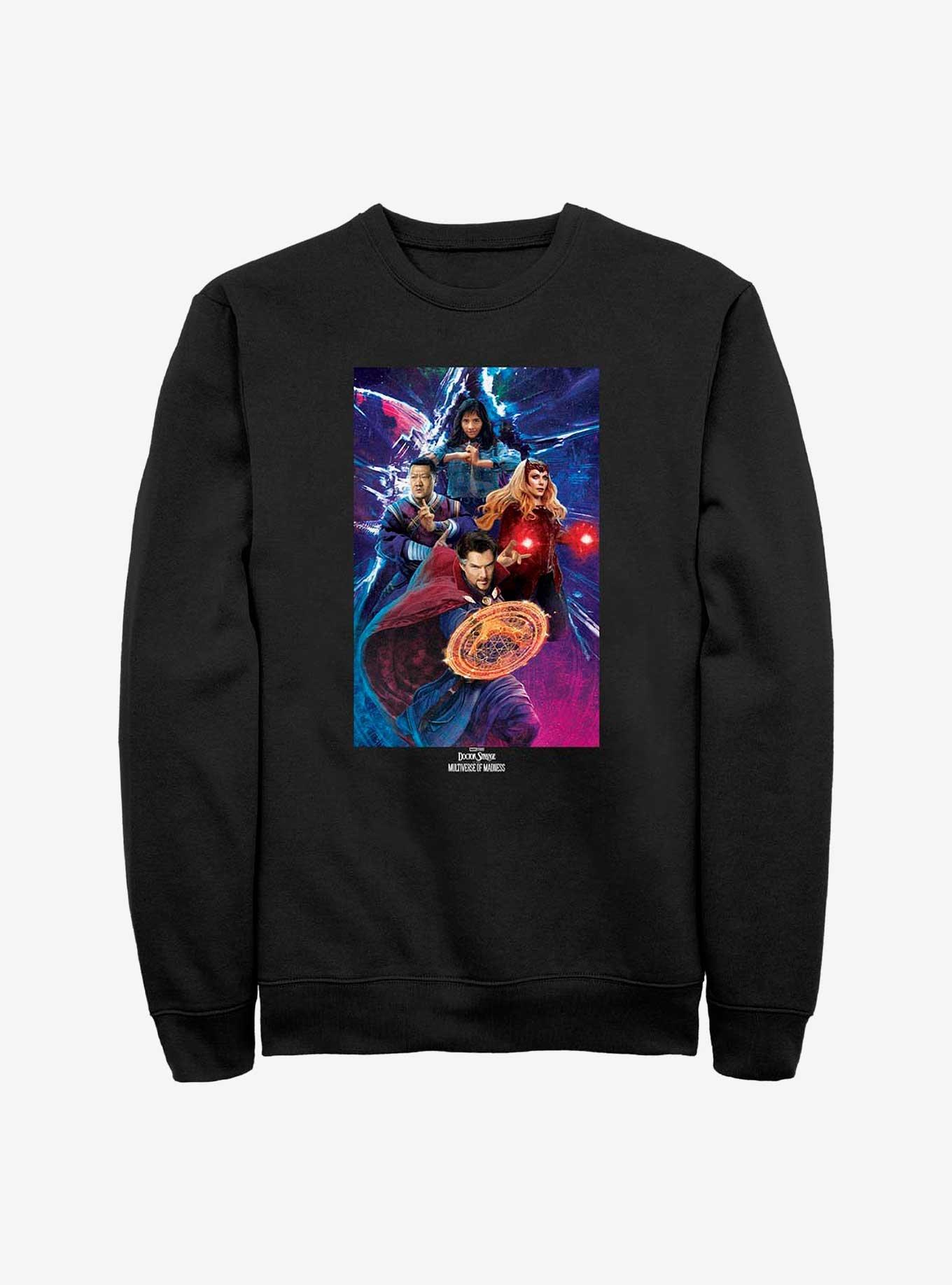Marvel Doctor Strange In The Multiverse Of Madness Group Shot Sweatshirt, BLACK, hi-res