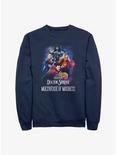 Marvel Doctor Strange In The Multiverse Of Madness Poster Group Sweatshirt, NAVY, hi-res