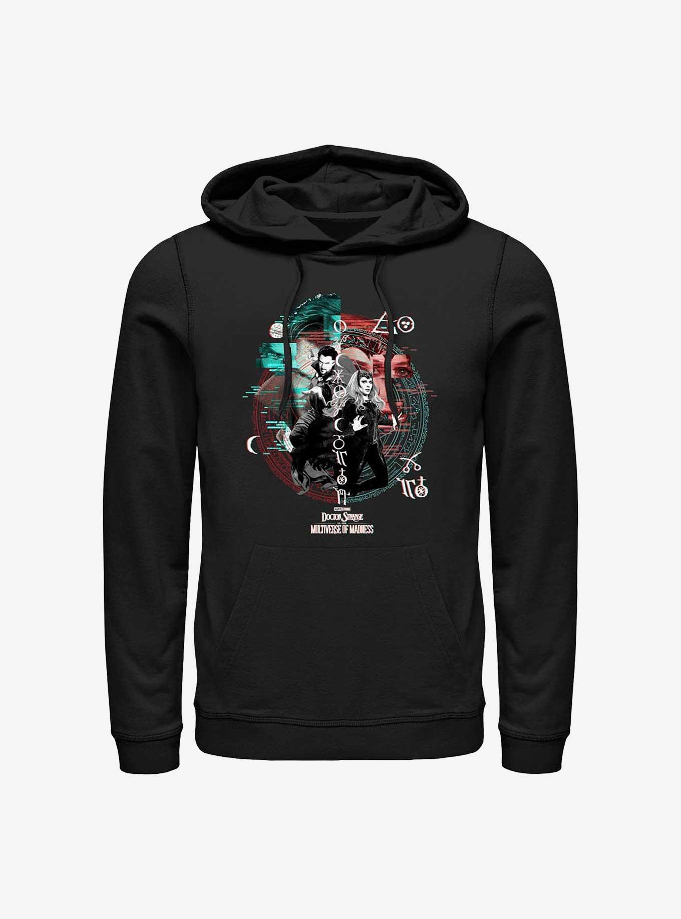 Marvel Doctor Strange In The Multiverse Of Madness Magic Glitch Hoodie