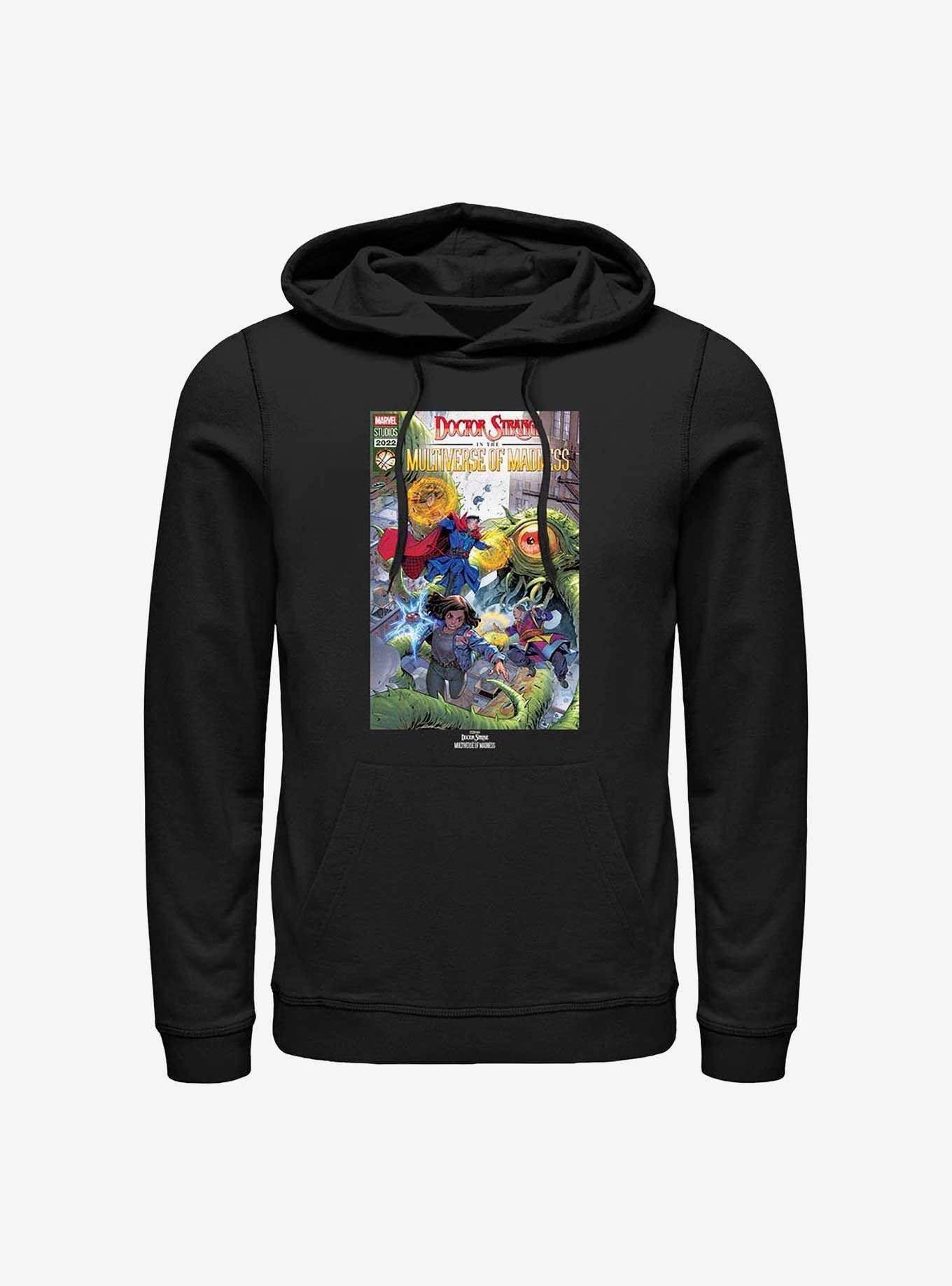 Marvel Doctor Strange In The Multiverse Of Madness Modern Comic Cover Hoodie, , hi-res