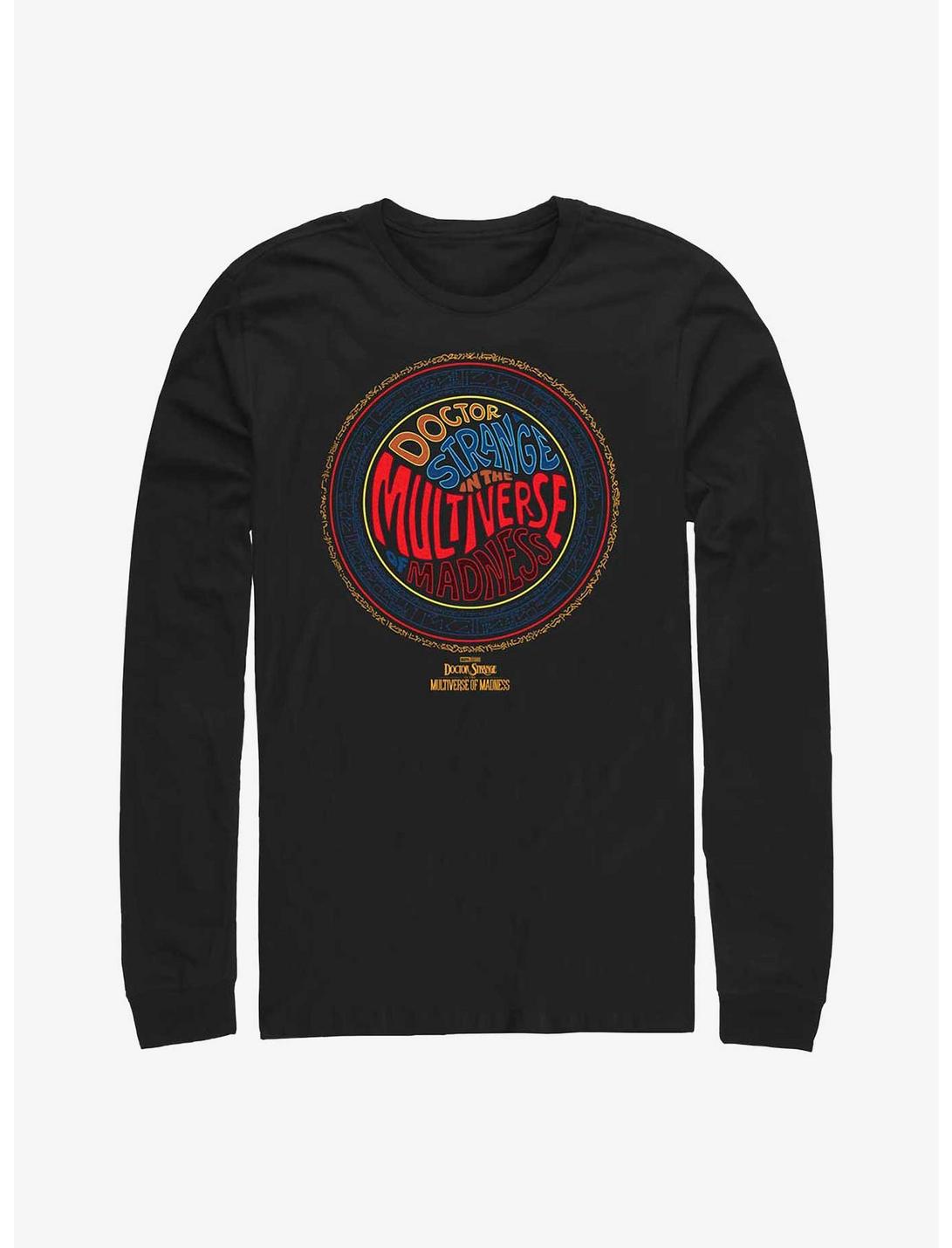 Marvel Doctor Strange In The Multiverse Of Madness Multiverse Runes Long-Sleeve T-Shirt, BLACK, hi-res