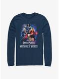 Marvel Doctor Strange In The Multiverse Of Madness Poster Group Long-Sleeve T-Shirt, NAVY, hi-res