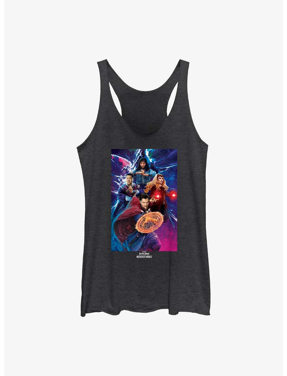 Marvel Doctor Strange In The Multiverse Of Madness Group Shot Womens Tank Top, BLK HTR, hi-res