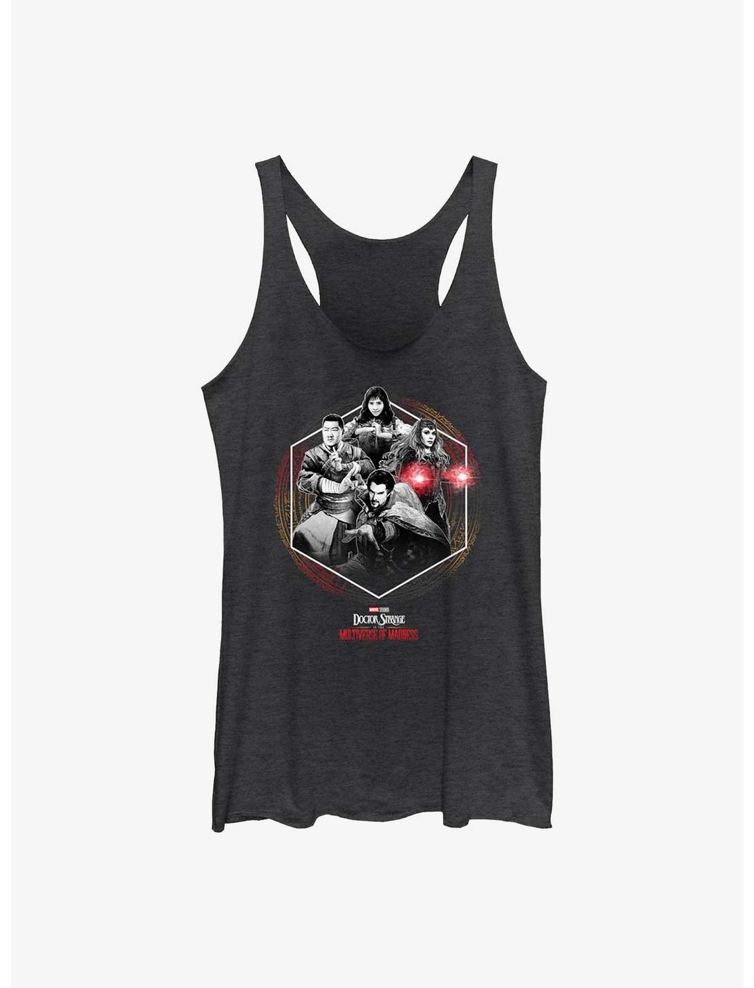 Marvel Doctor Strange In The Multiverse Of Madness Group Together Womens Tank Top, BLK HTR, hi-res