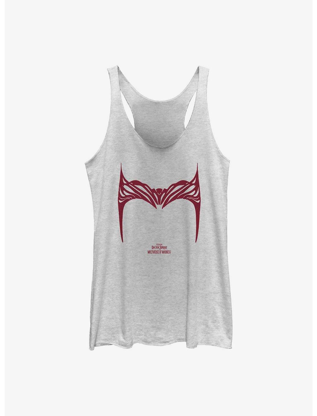 Marvel Doctor Strange In The Multiverse Of Madness Scarlet Witch Helm Womens Tank Top, WHITE HTR, hi-res