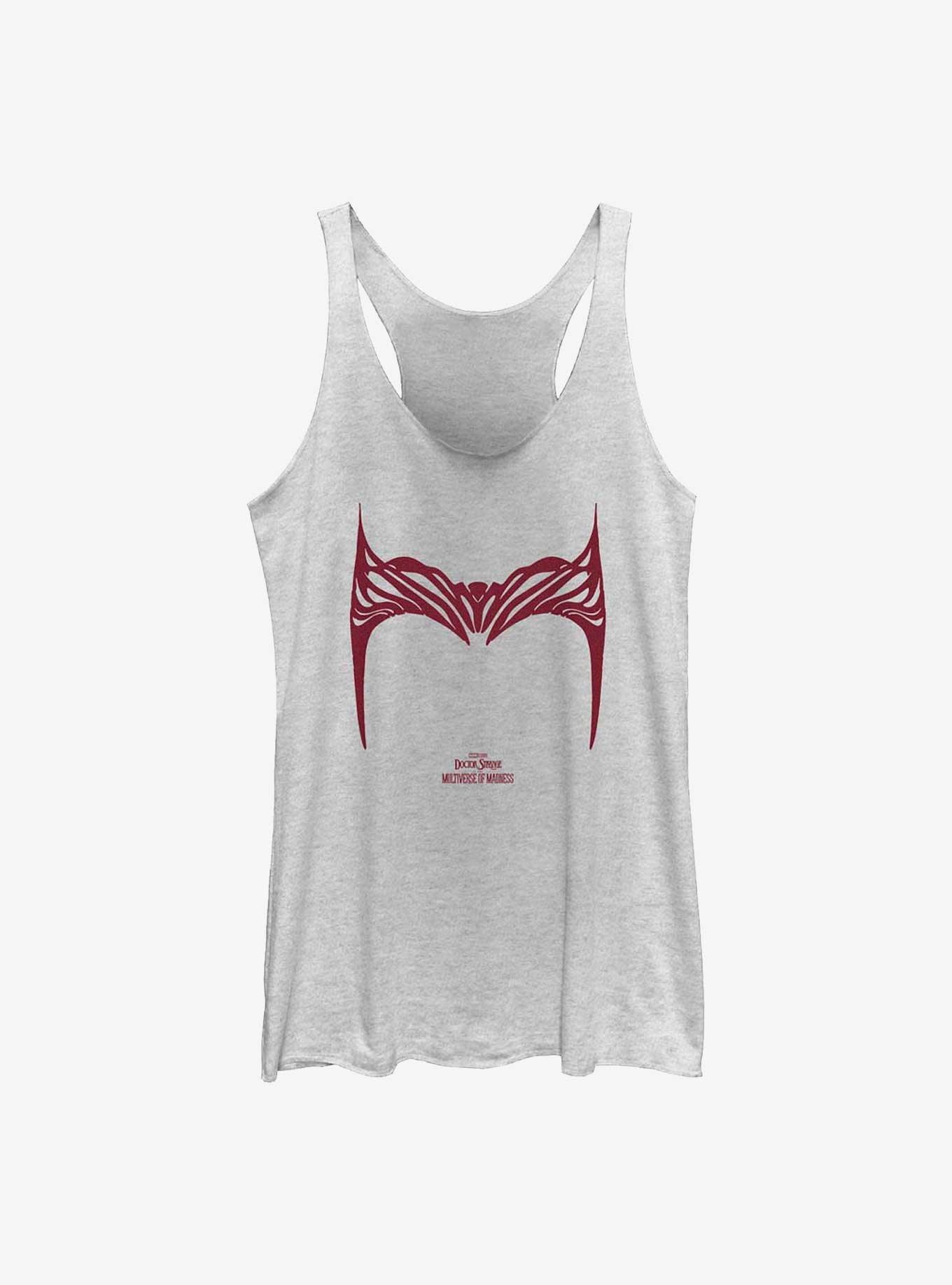 Marvel Doctor Strange In The Multiverse Of Madness Scarlet Witch Helm Womens Tank Top, WHITE HTR, hi-res