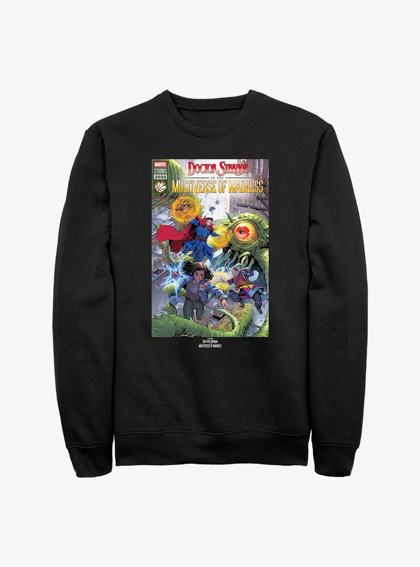 Marvel Doctor Strange In The Multiverse Of Madness Modern Comic Cover Sweatshirt, , hi-res