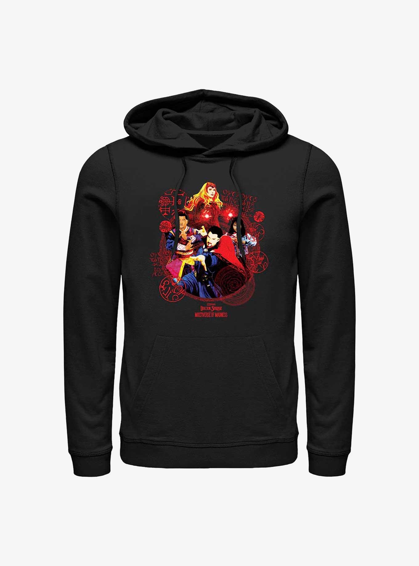 Marvel Doctor Strange In The Multiverse Of Madness Badge Of Heroes Hoodie, BLACK, hi-res