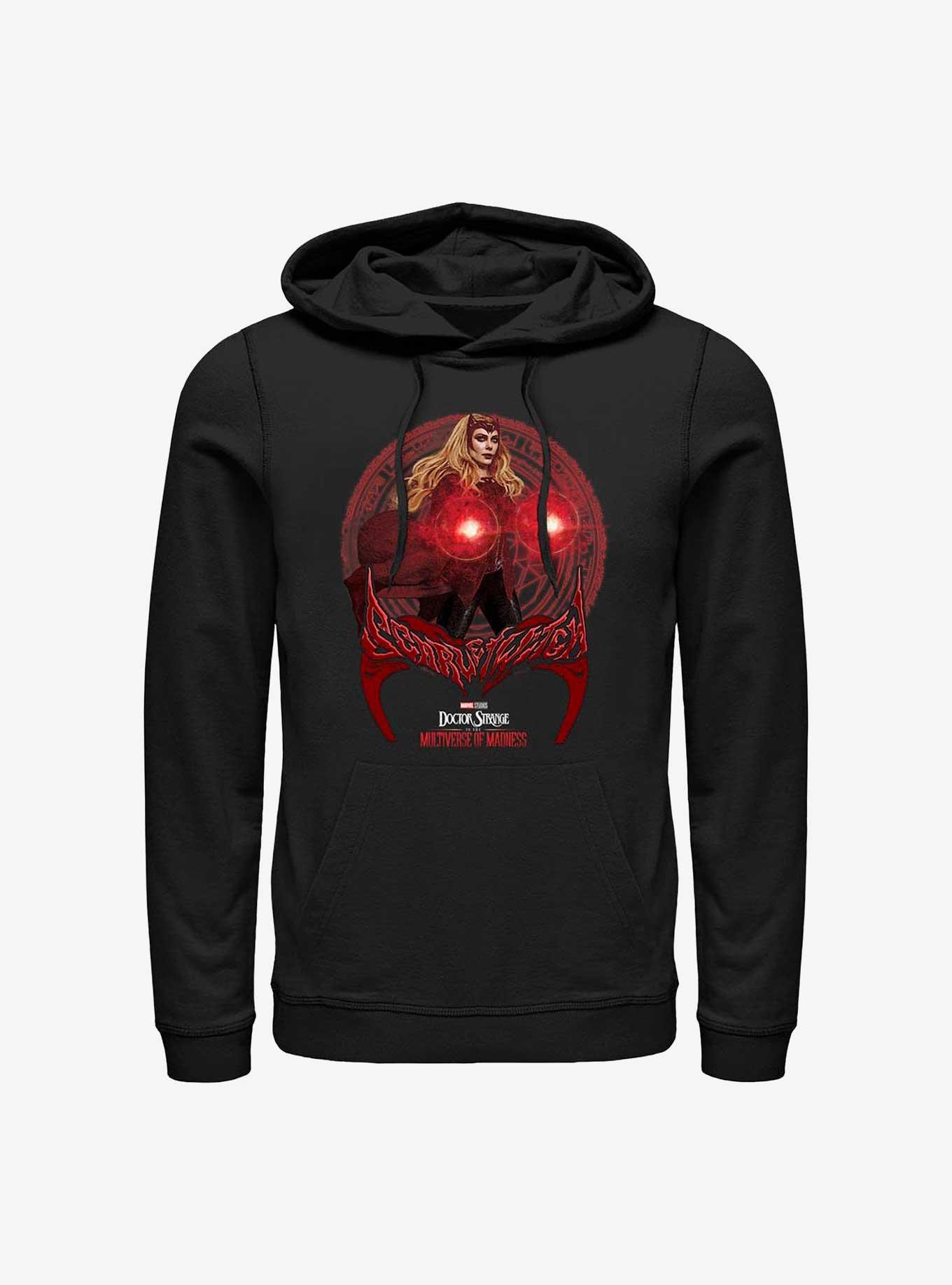 Marvel Doctor Strange In The Multiverse Of Madness Scarlet Witch Hero Hoodie, BLACK, hi-res