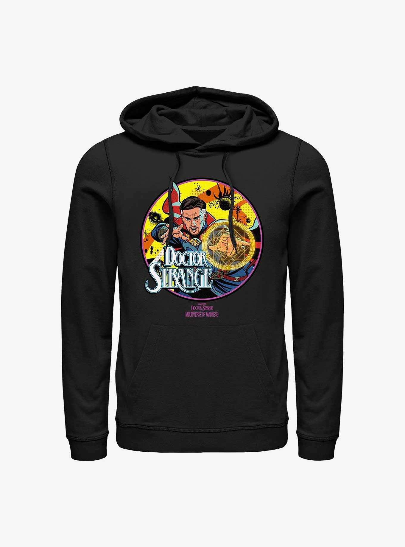 Marvel Doctor Strange In The Multiverse Of Madness Hero Badge Hoodie, BLACK, hi-res