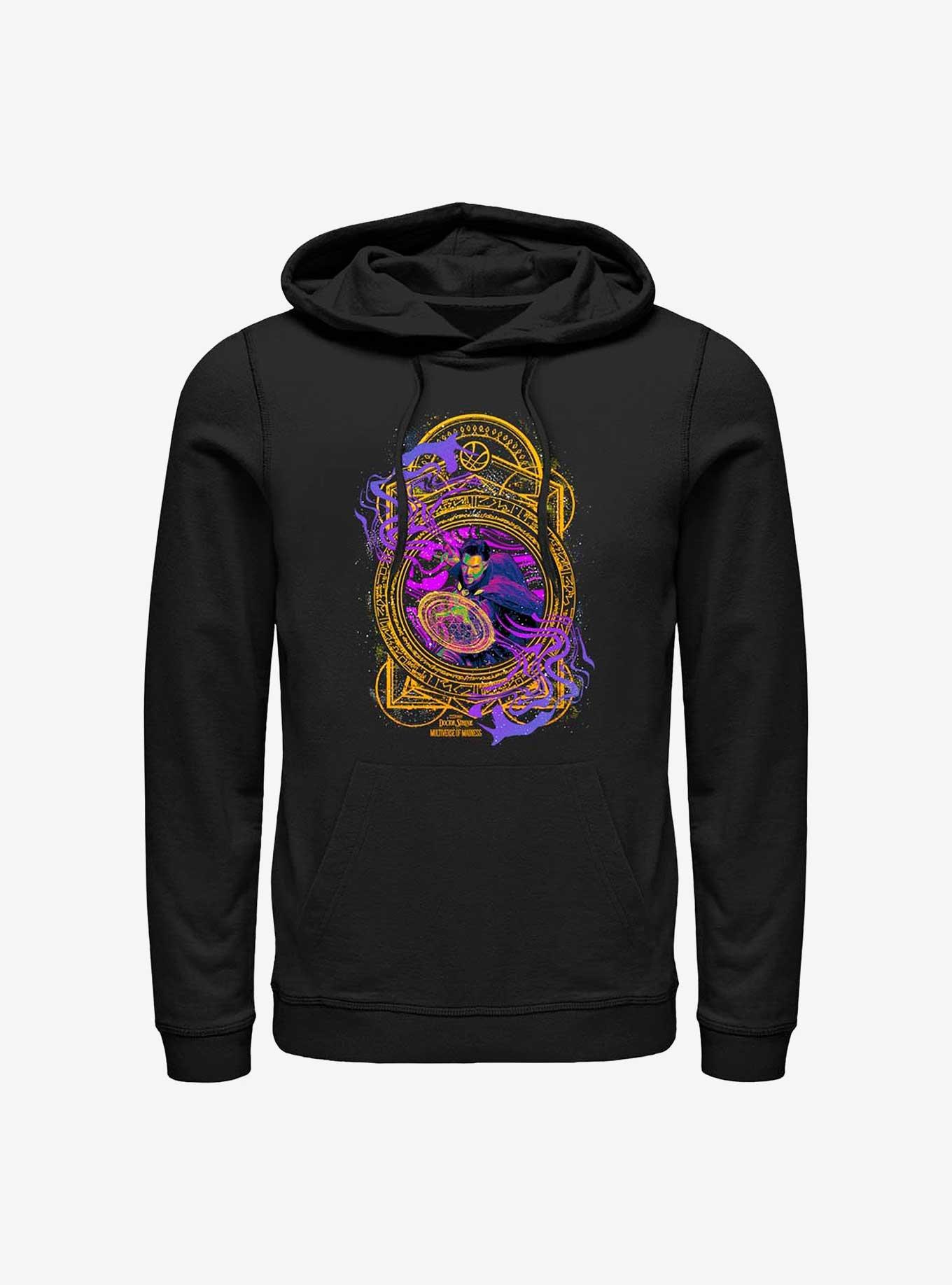 Marvel Doctor Strange In The Multiverse Of Madness Neon Hoodie, BLACK, hi-res