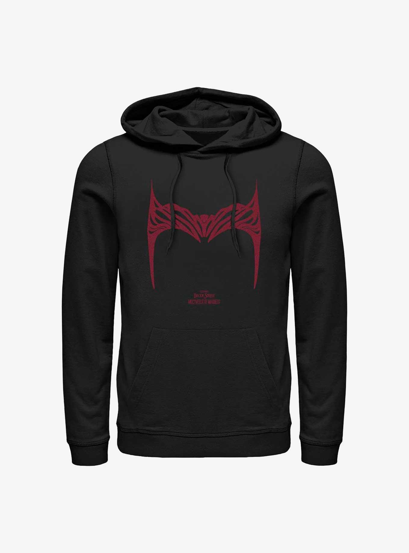 Marvel Doctor Strange In The Multiverse Of Madness Scarlet Witch Helm Hoodie, BLACK, hi-res