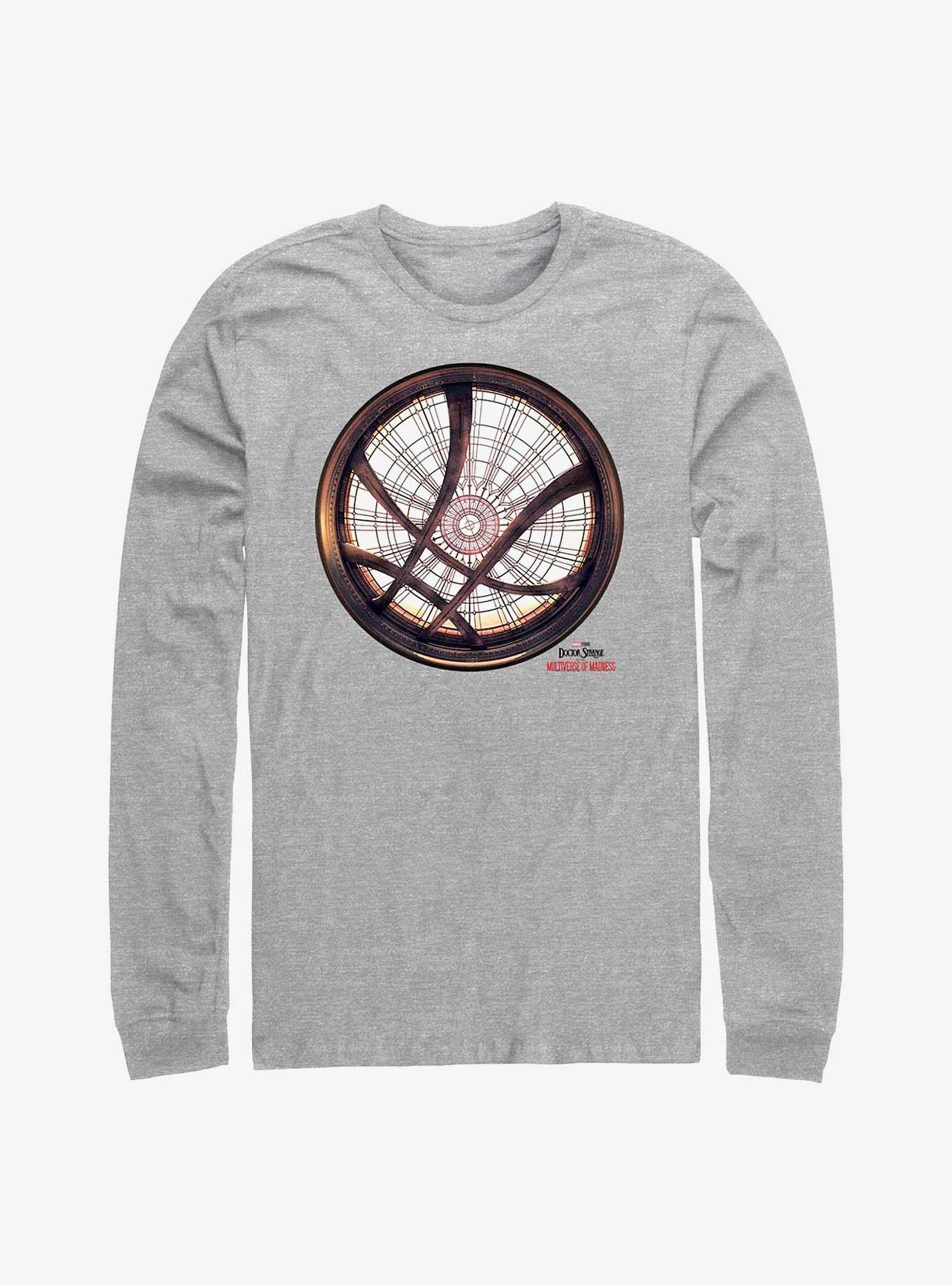 Marvel Doctor Strange In The Multiverse Of Madness Sanctum Sanctorum Window Long-Sleeve T-Shirt, ATH HTR, hi-res