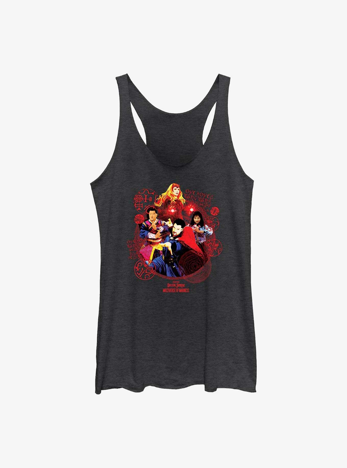 Marvel Doctor Strange In The Multiverse Of Madness Badge Of Heroes Womens Tank Top, BLK HTR, hi-res