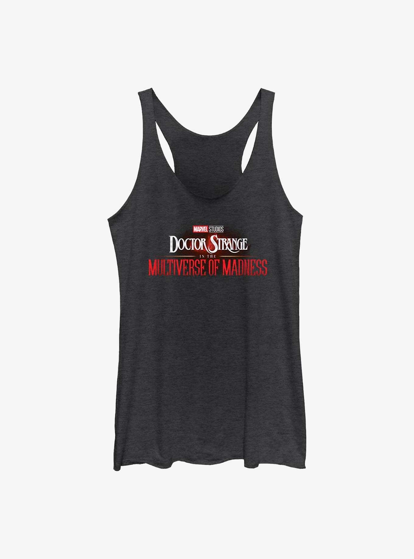 Marvel Doctor Strange In The Multiverse Of Madness Rendered Logo Womens Tank Top, BLK HTR, hi-res