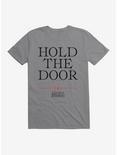 Game Of Thrones Quote Hodor Hold The Door T-Shirt, STORM GREY, hi-res
