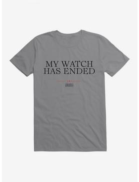 Game Of Thrones Quote My Watch Has Ended T-Shirt, STORM GREY, hi-res