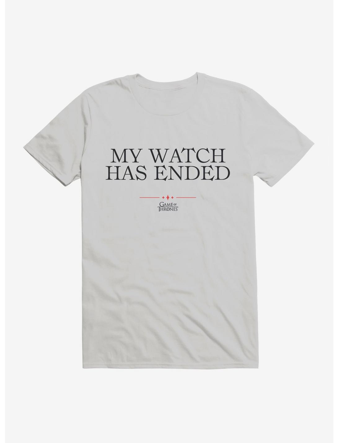 Game Of Thrones Quote My Watch Has Ended T-Shirt, , hi-res