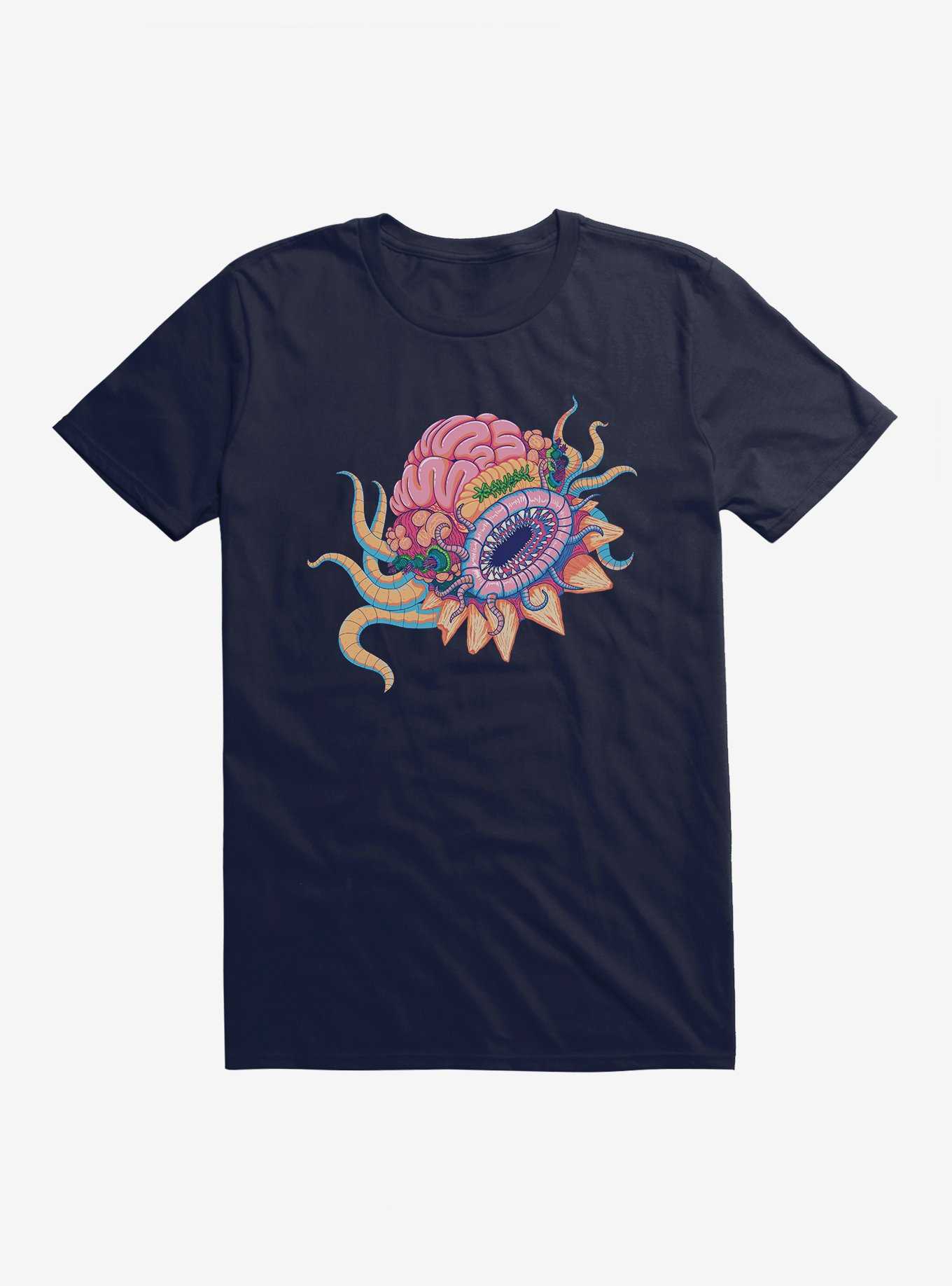 Rick And Morty Brain Monster T-Shirt, , hi-res
