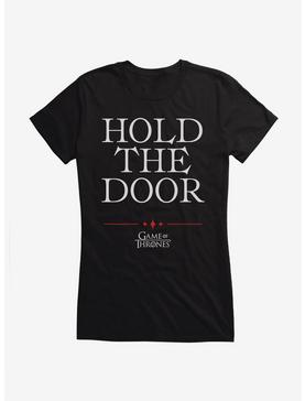 Game Of Thrones Quote Hodor Hold The Door Girls T-Shirt, , hi-res