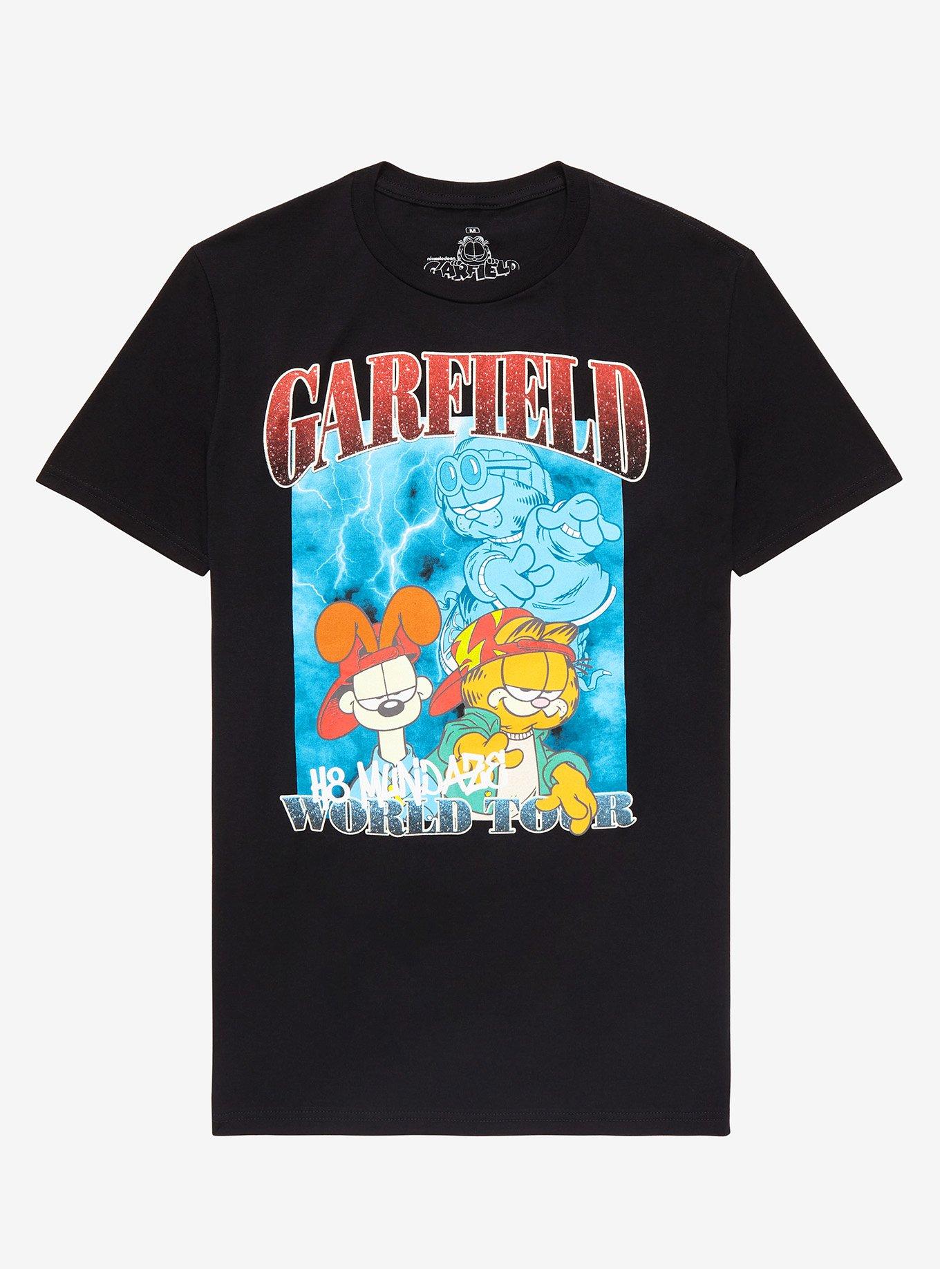 Garfield Hate Mondays World Tour T-Shirt Hot Topic