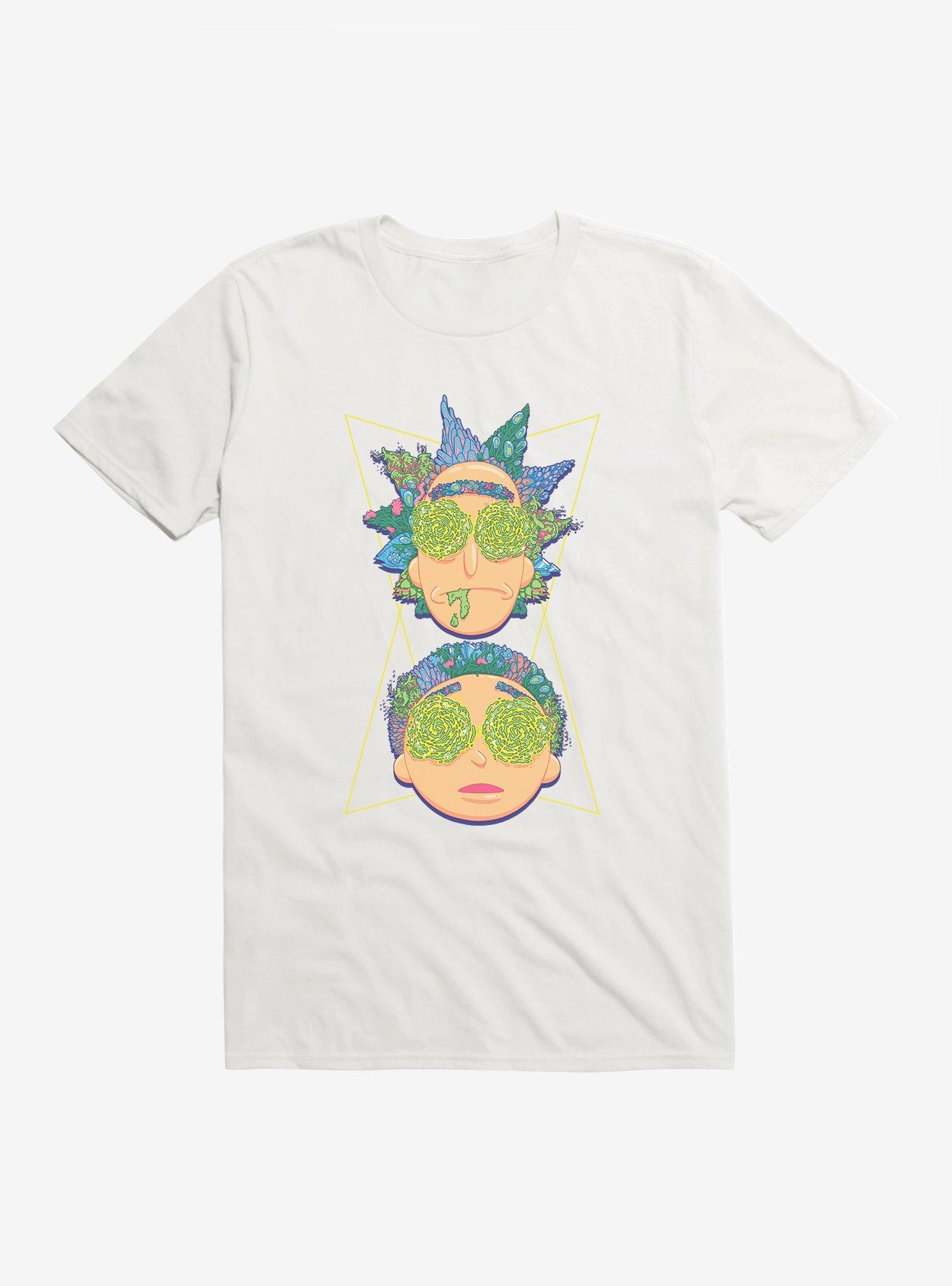 Rick And Morty Portal Eyes T-Shirt, WHITE, hi-res