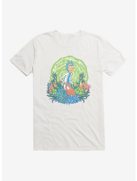 Rick And Morty Portal Plants Rick T-Shirt, WHITE, hi-res