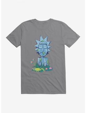 Rick And Morty Sculpture Rick T-Shirt, STORM GREY, hi-res