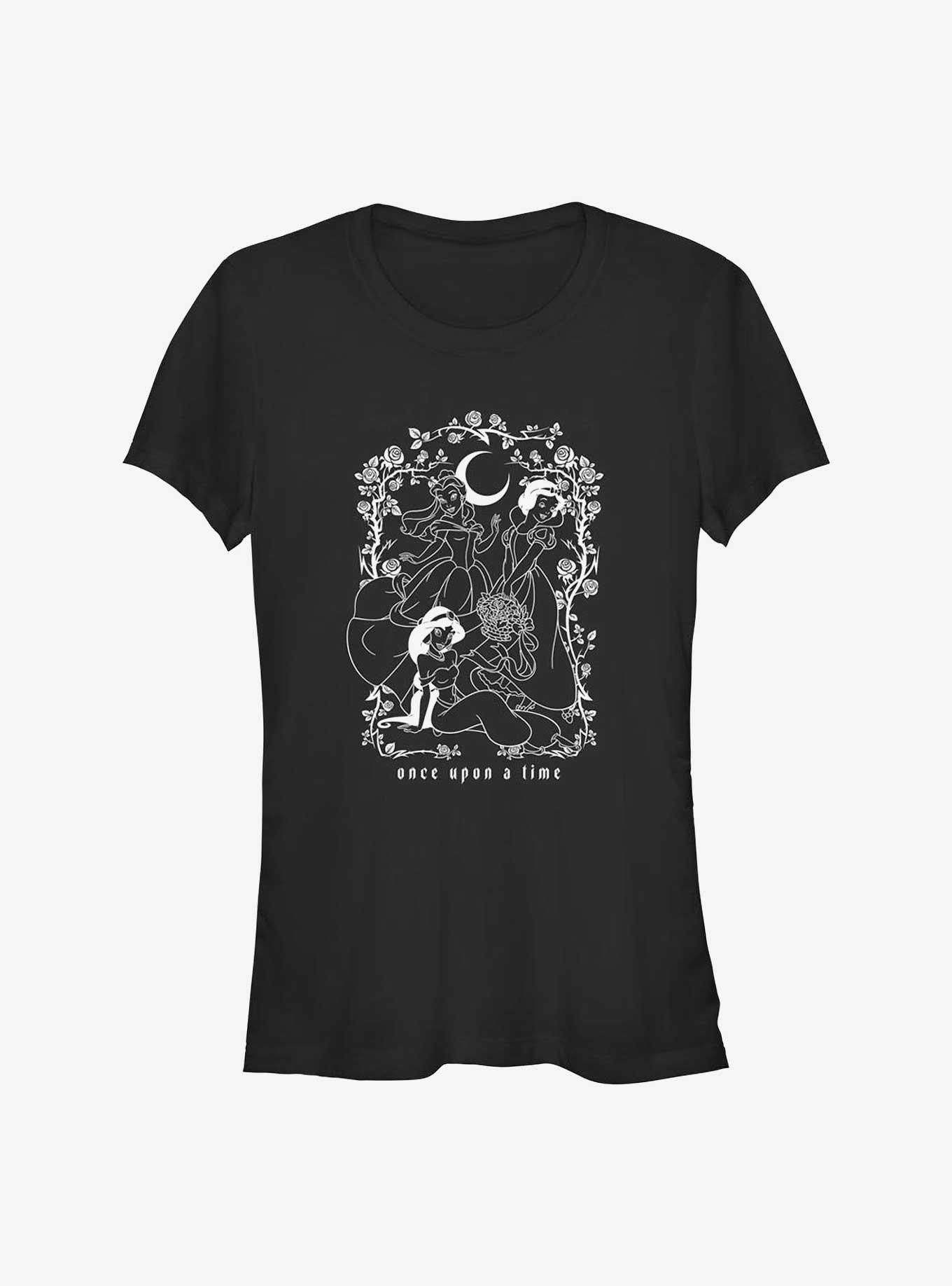 Disney Princesses Once Upon A Time Girls T-Shirt, BLACK, hi-res