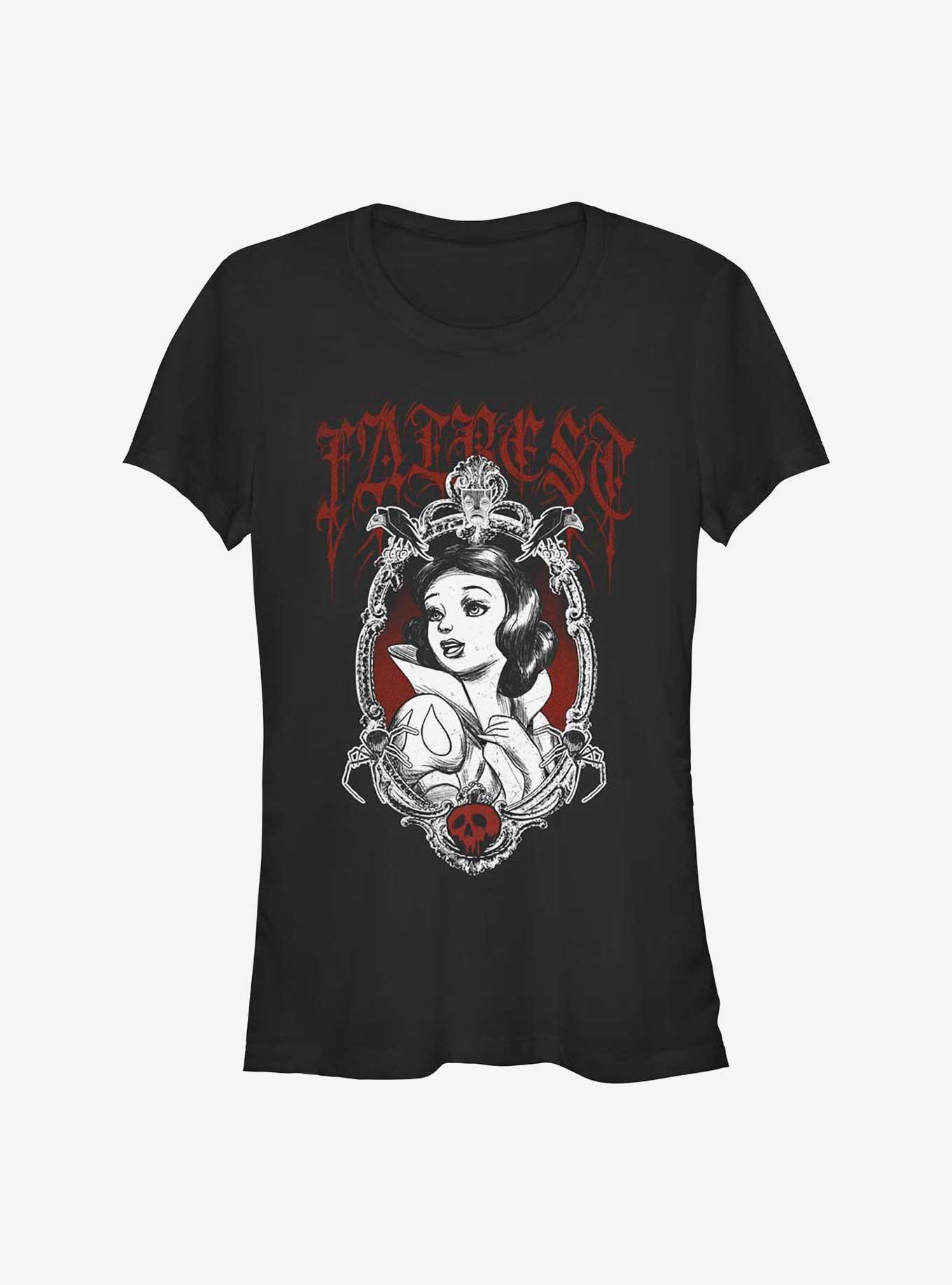 Disney Snow White and the Seven Dwarfs Fairest Girls T-Shirt, BLACK, hi-res