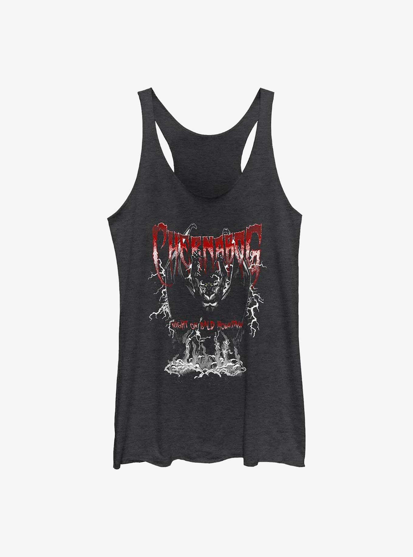 Disney Villains Bald Night Girls Tank, BLK HTR, hi-res