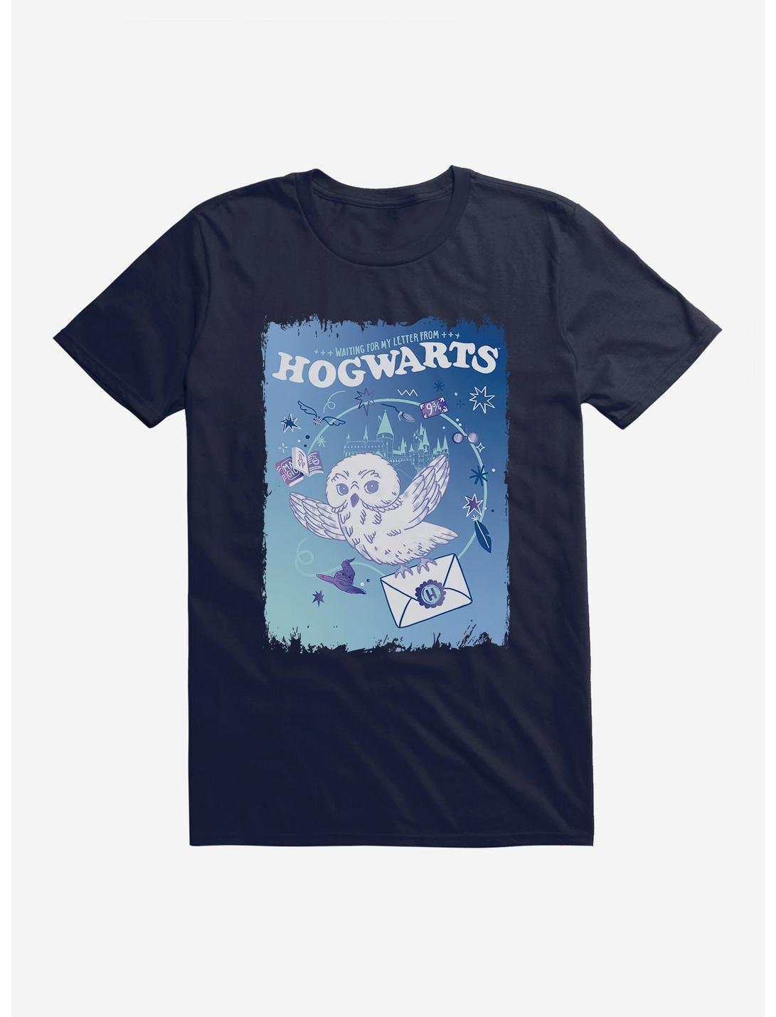 Harry Potter Hedwig Hogwarts T-Shirt, NAVY, hi-res