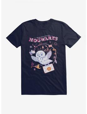 Harry Potter Letter From Hogwarts T-Shirt, NAVY, hi-res