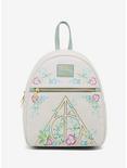 Loungefly Harry Potter Deathly Hallows Floral Mini Backpack, , hi-res