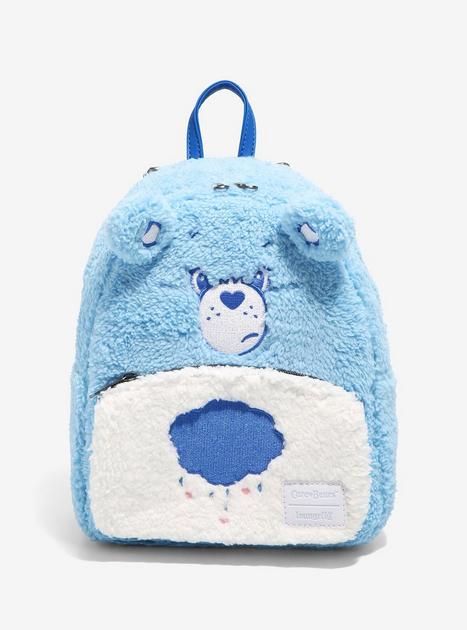 Gifts Are Blue Classic Fashion Backpacks with Teddy Bear Charm, Navy Blue