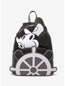 Loungefly Disney Steamboat Willie Mini Backpack, , hi-res