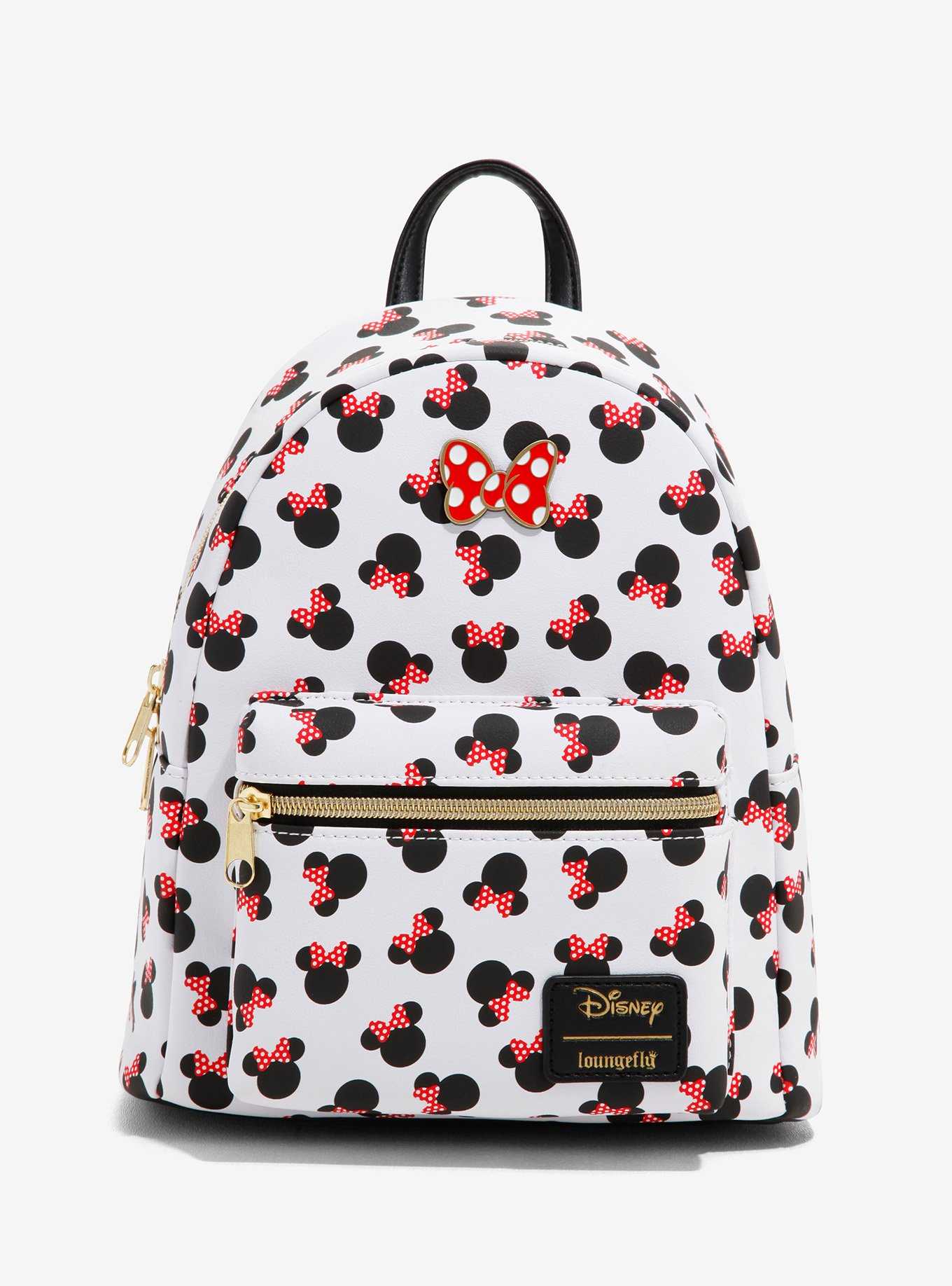 Loungefly Disney Minnie Mouse Heads Mini Backpack, , hi-res