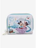 Loungefly Walt Disney World 50th Anniversary Mini Zipper Wallet, , hi-res
