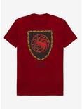 Game of Thrones House of the Dragon Crest T-Shirt - BoxLunch Exclusive, CARDINAL, hi-res