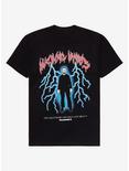 Halloween II Michael Myers Lightning Portrait T-Shirt - BoxLunch Exclusive, BLACK, hi-res