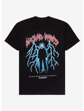 Halloween II Michael Myers Lightning Portrait T-Shirt - BoxLunch Exclusive, , hi-res