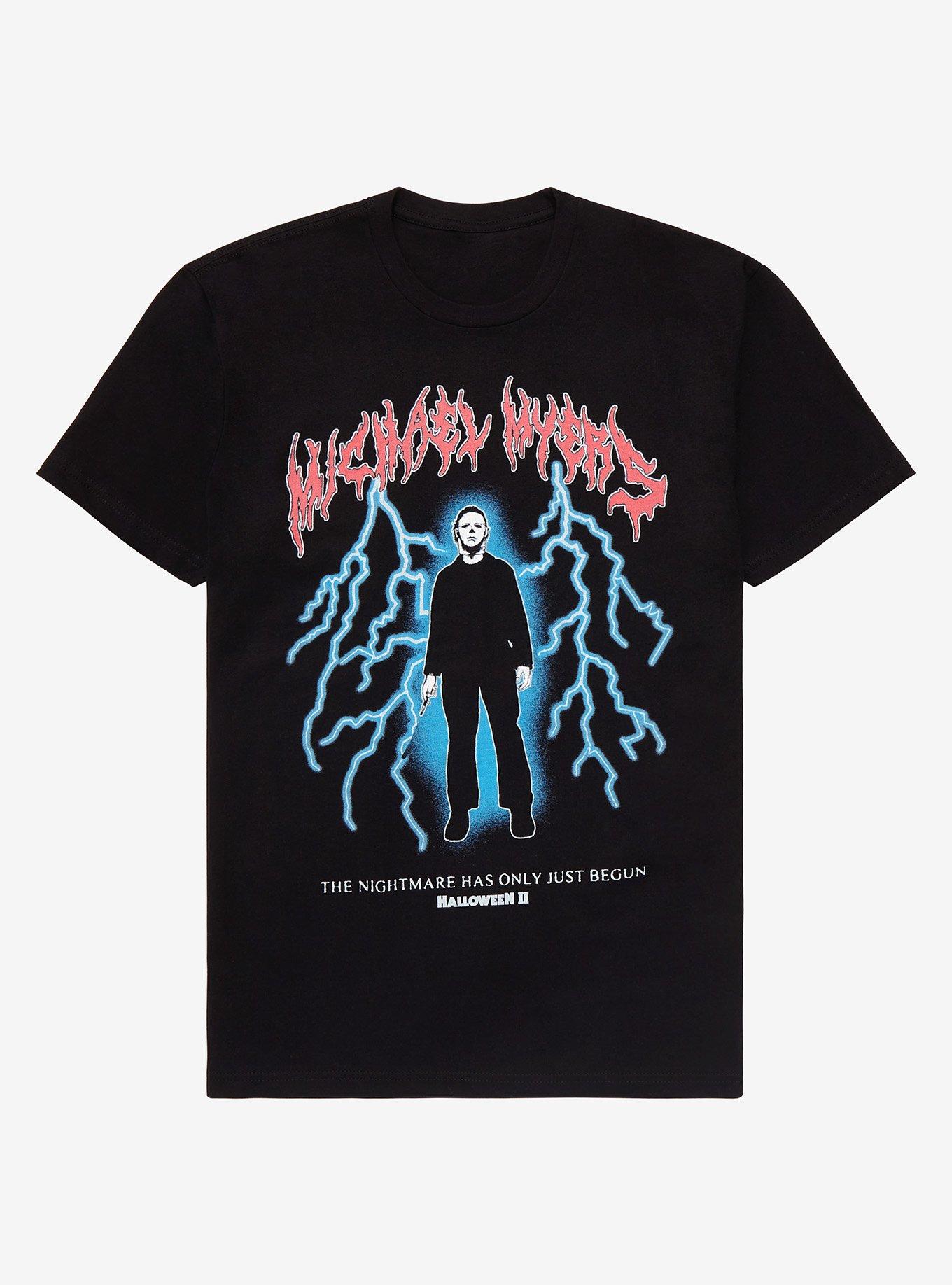 Halloween II Michael Myers Lightning Portrait T-Shirt - BoxLunch ...