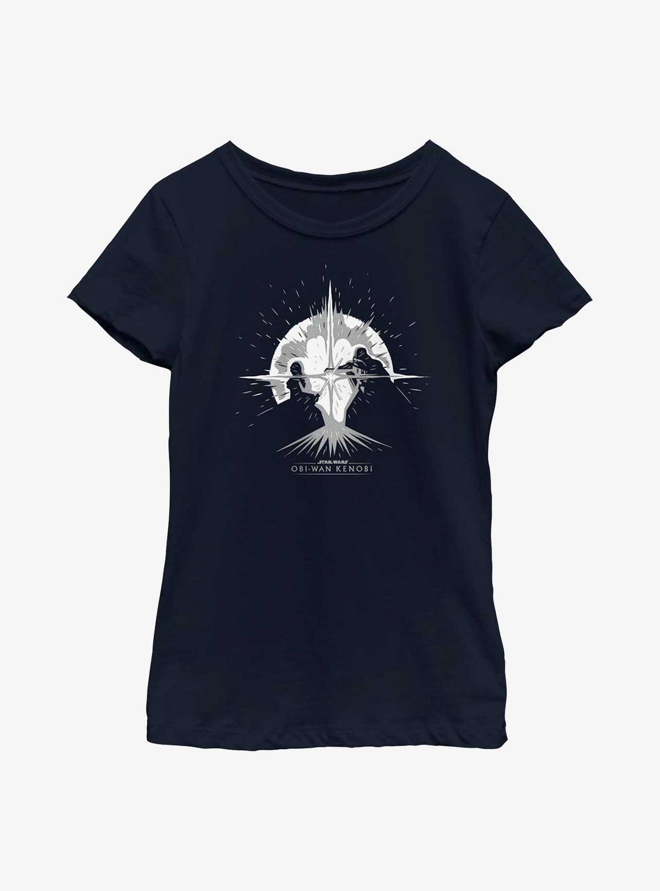 Star Wars Obi-Wan Kenobi Explosive Duel Graphic Youth Girls T-Shirt, , hi-res