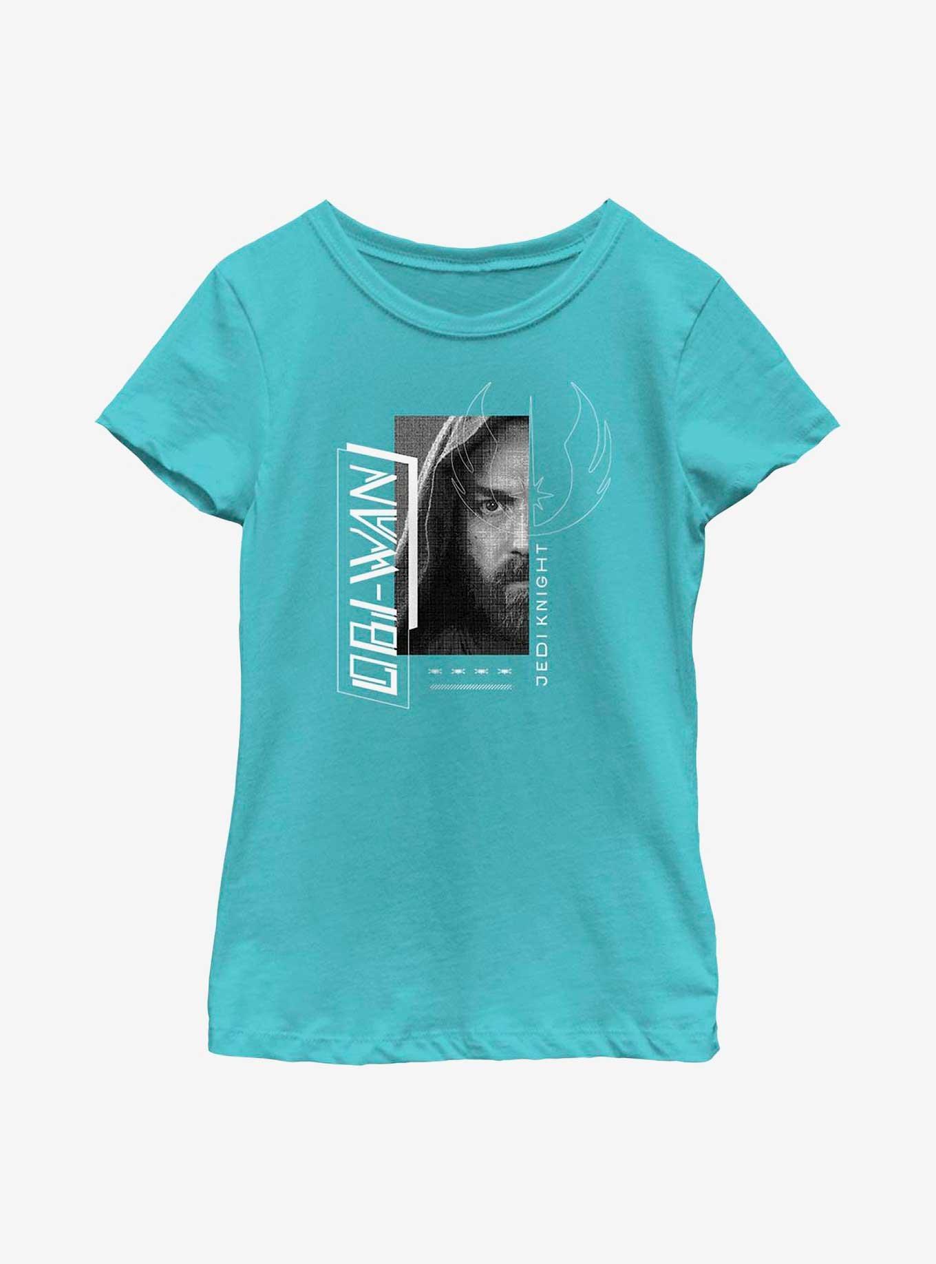 Star Wars Obi-Wan Kenobi Jedi Knight Portrait Youth Girls T-Shirt, , hi-res
