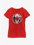 Star Wars Obi-Wan Kenobi Jedi To Empire Logo Youth Girls T-Shirt, RED, hi-res