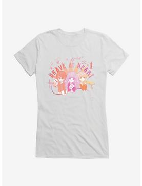 Harry Potter Brave At Heart Trio Girls T-Shirt, WHITE, hi-res